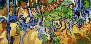Vincent Van Gogh : Tree Roots and Trunks